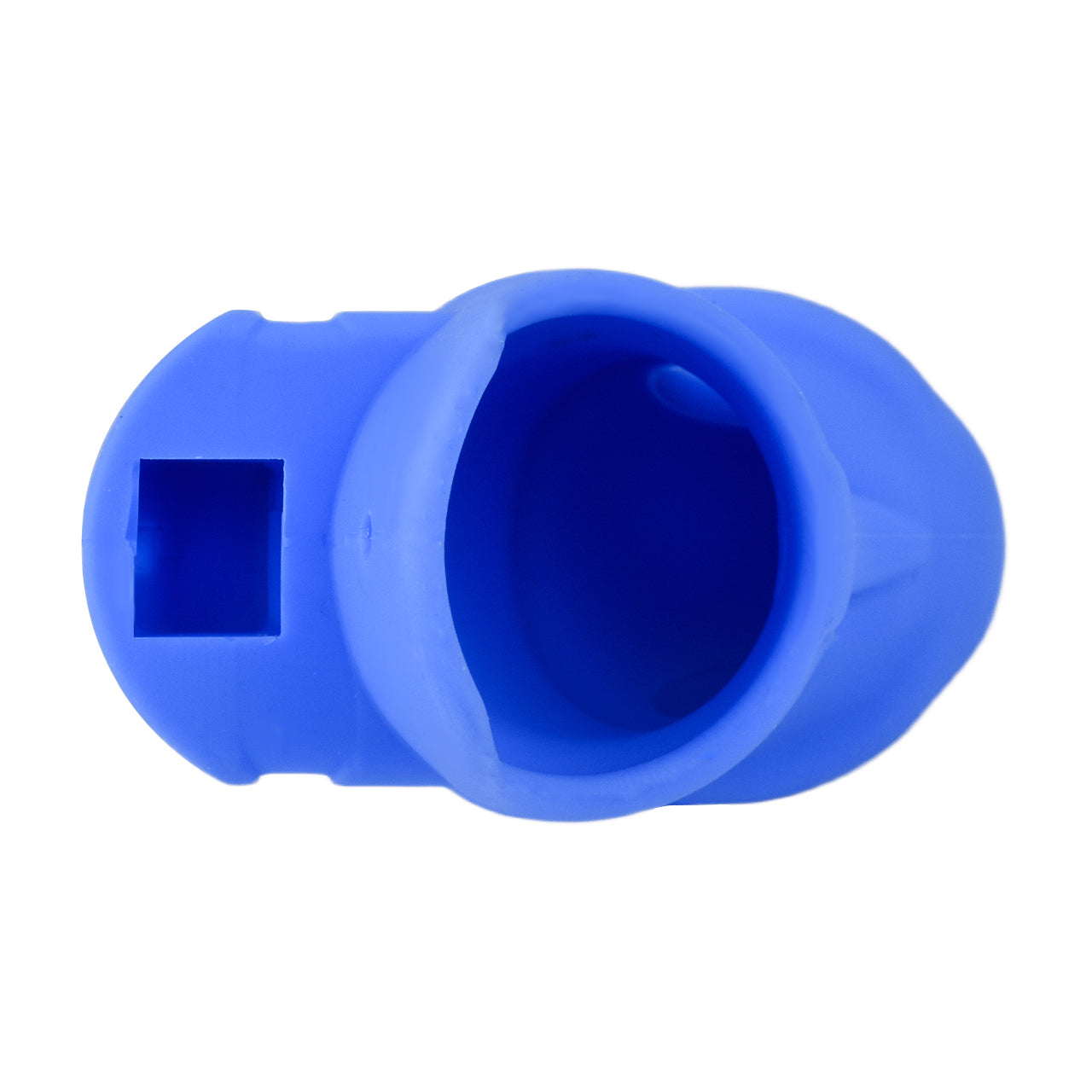 Blue Silicone Chastity Cage - Small