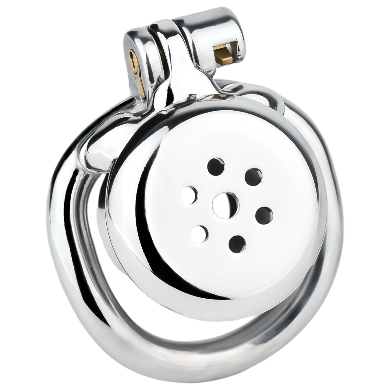 Metal Chastity Cage with Inverted Design