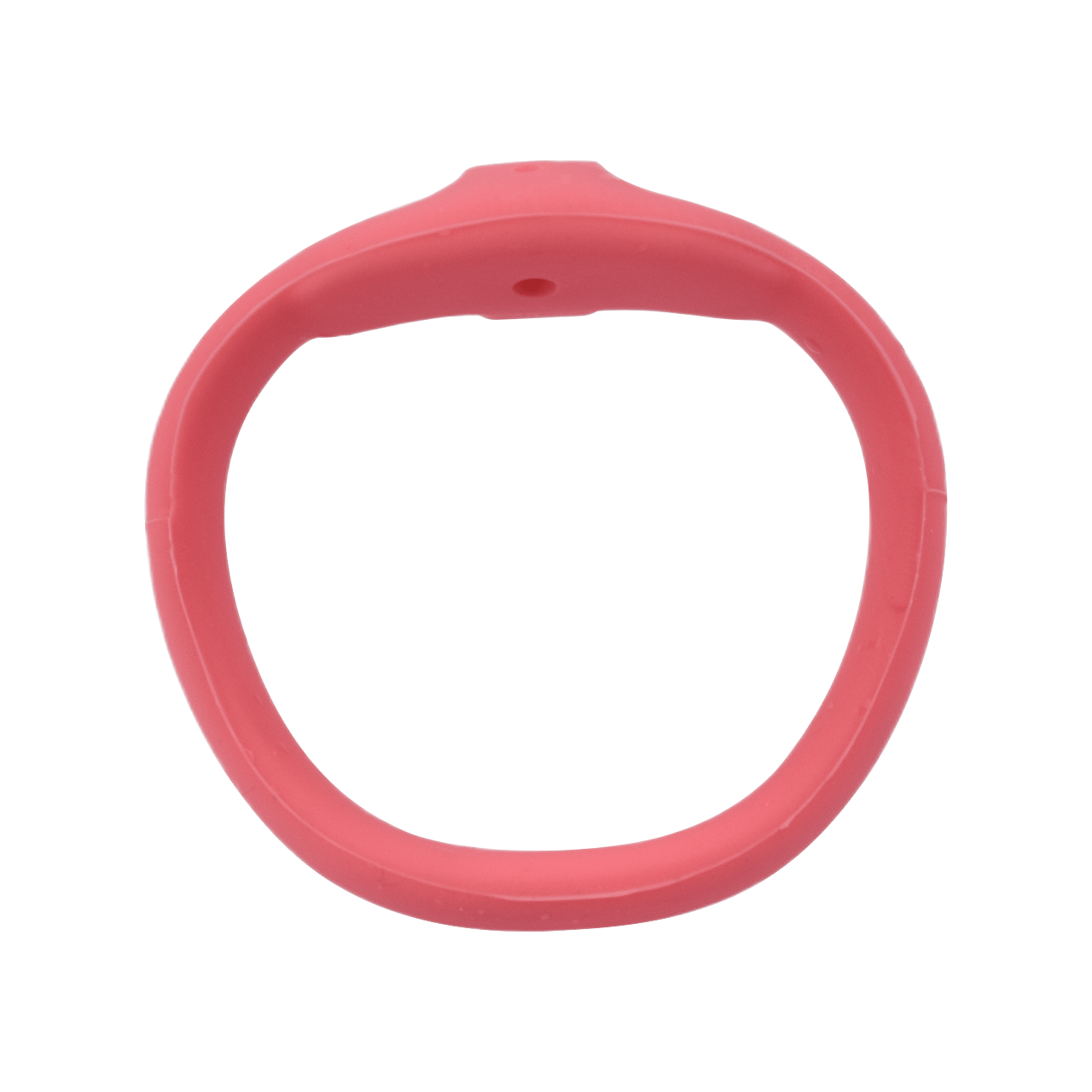 Red Silicone Chastity Cage - M