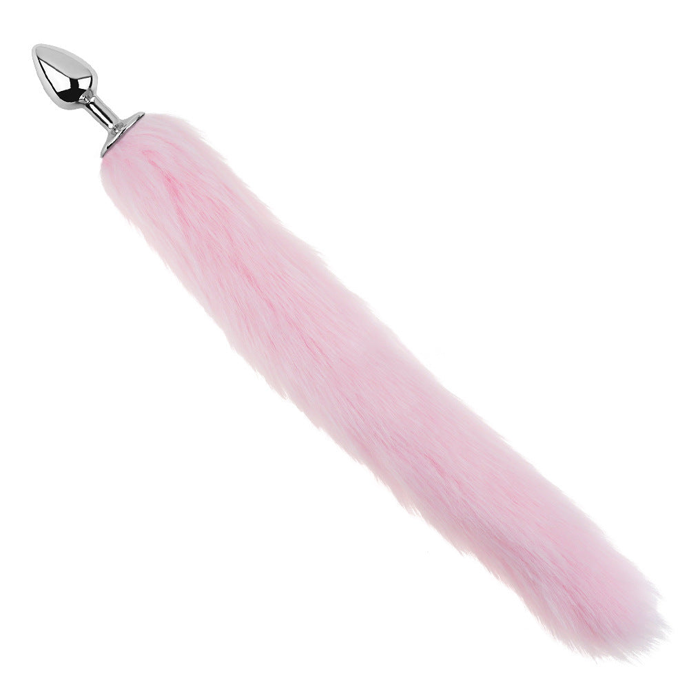 Small Fox Tail Butt Plug - Pink