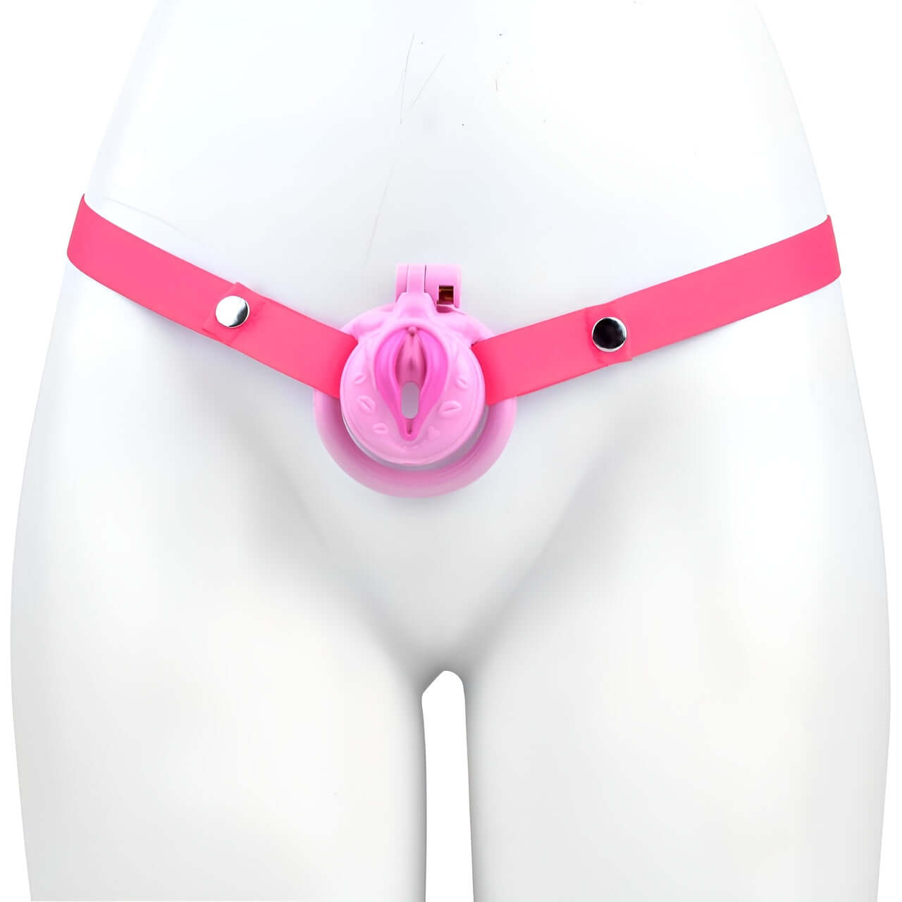 The combination of pink chastity cage, flat chastity cage, and femboy chastity provides a unique experience."  "Die Kombination aus rosa Chastity Cage, flachem Chastity Cage und femboy Chastity bietet ein einzigartiges Erlebnis.