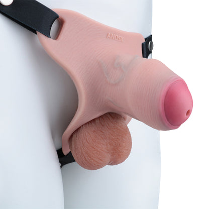 Pink Silicone Chastity Cage - Penis Profile - Cut