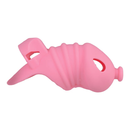 Pink Silicone Chastity Cage - Small