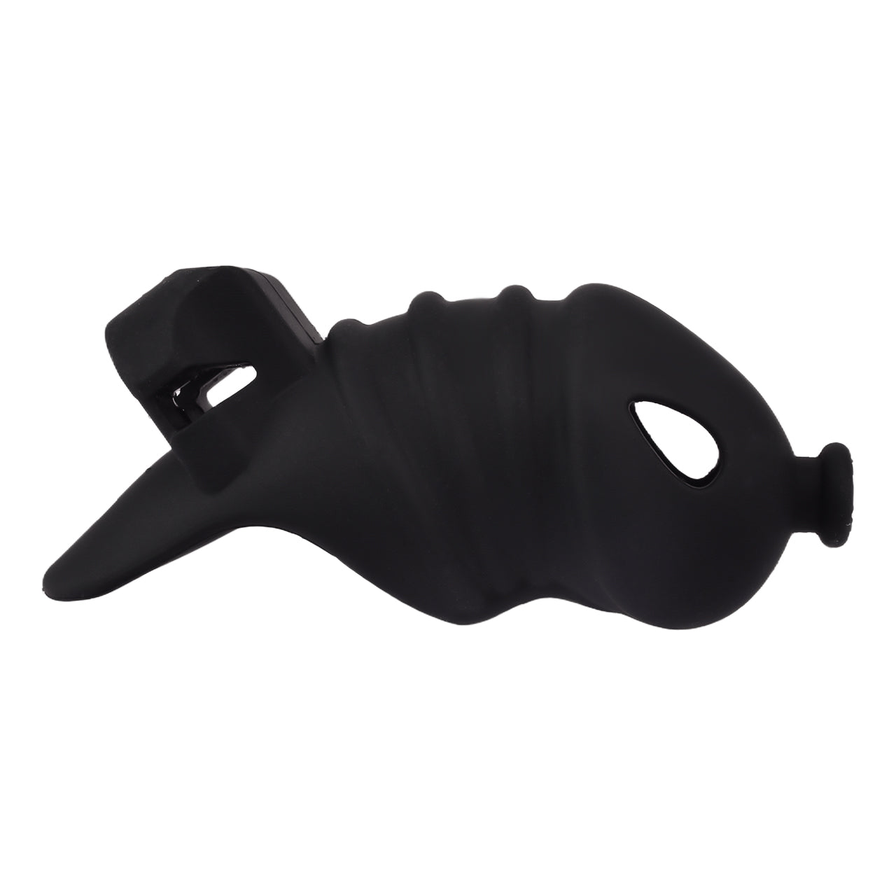 Black Silicone Chastity Cage - Small