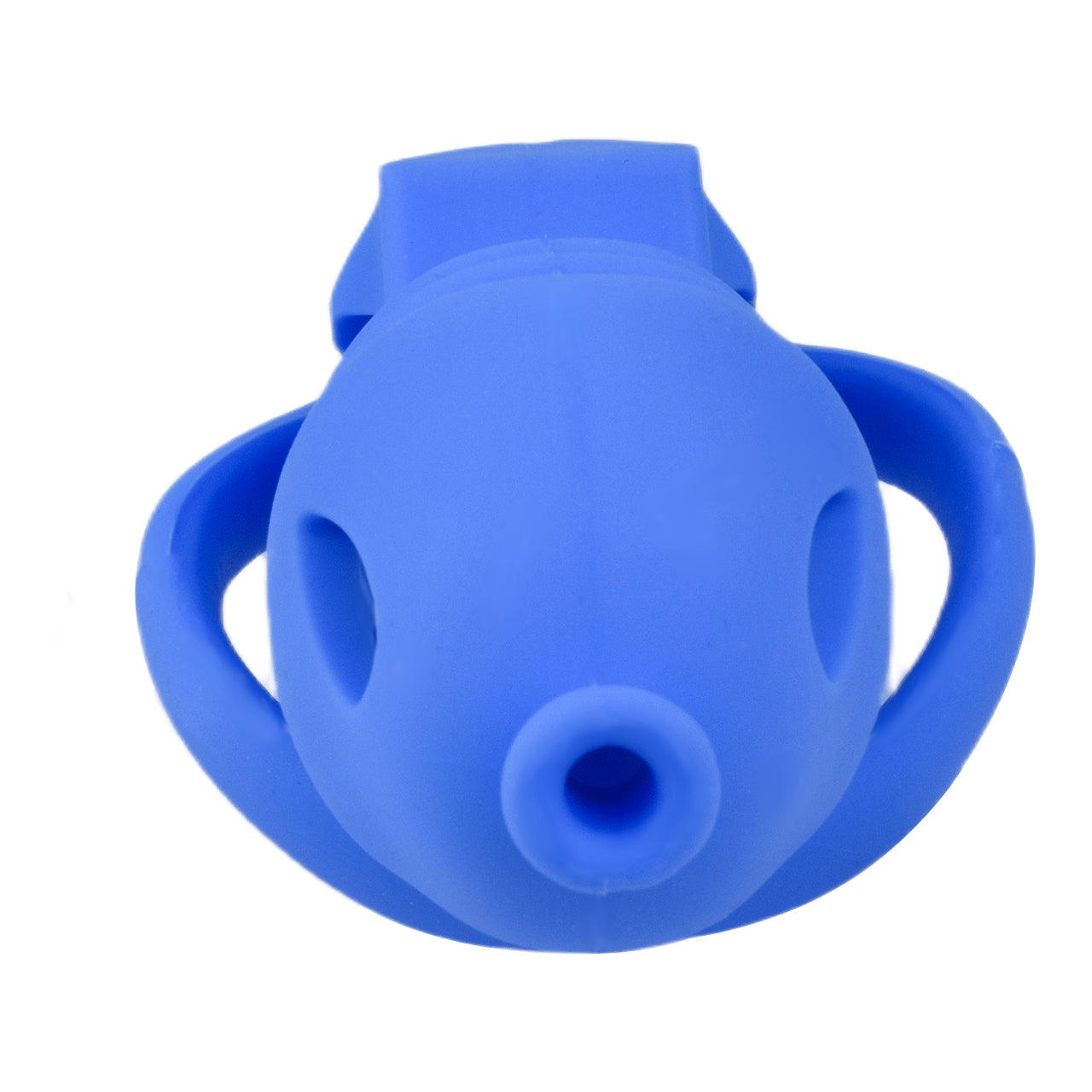 Blue Silicone Chastity Cage - Small