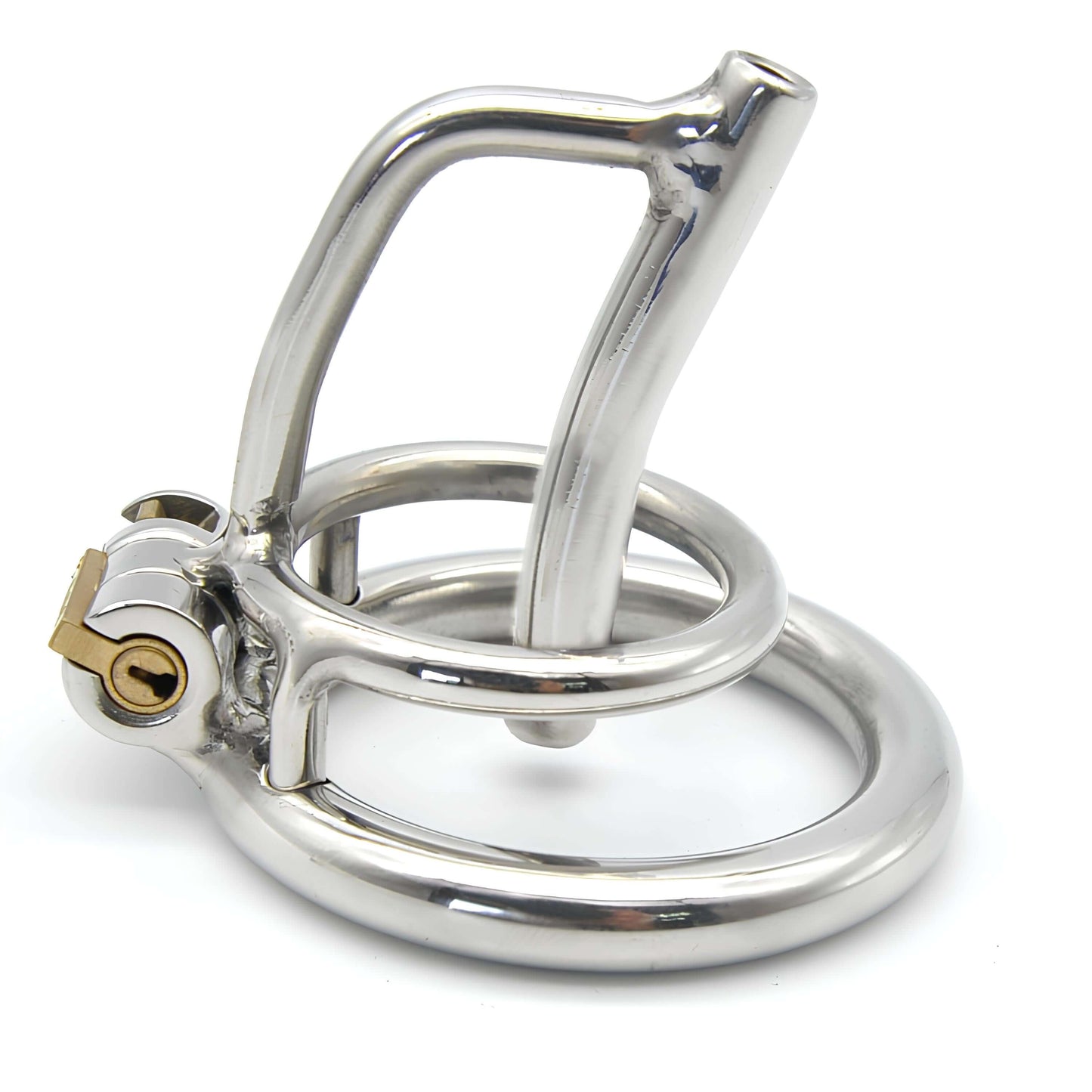 remium chastity cage, secure metal chastity cage, kinky chastity cage, submissive male chastity,