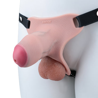 Pink Silicone Chastity Cage - Penis Profile - Cut