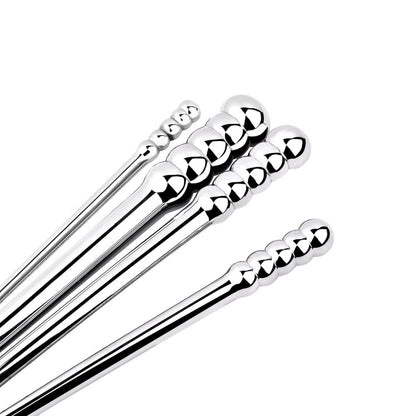 Beaded Metal Urethral Sounds