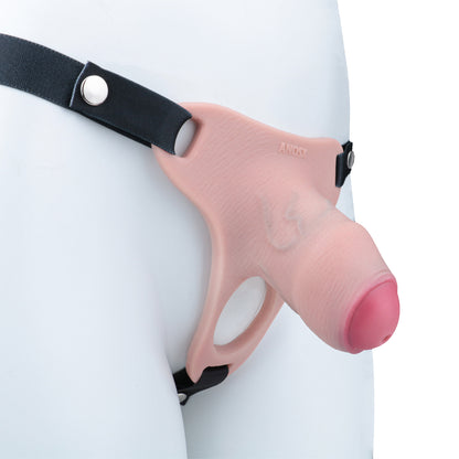 Pink Silicone Chastity Cage - Penis Profile - Cut