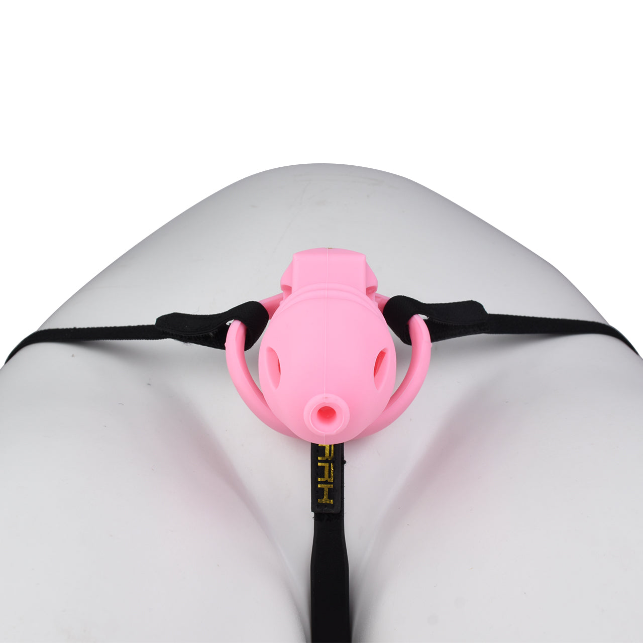 Pink Silicone Chastity Cage - Small