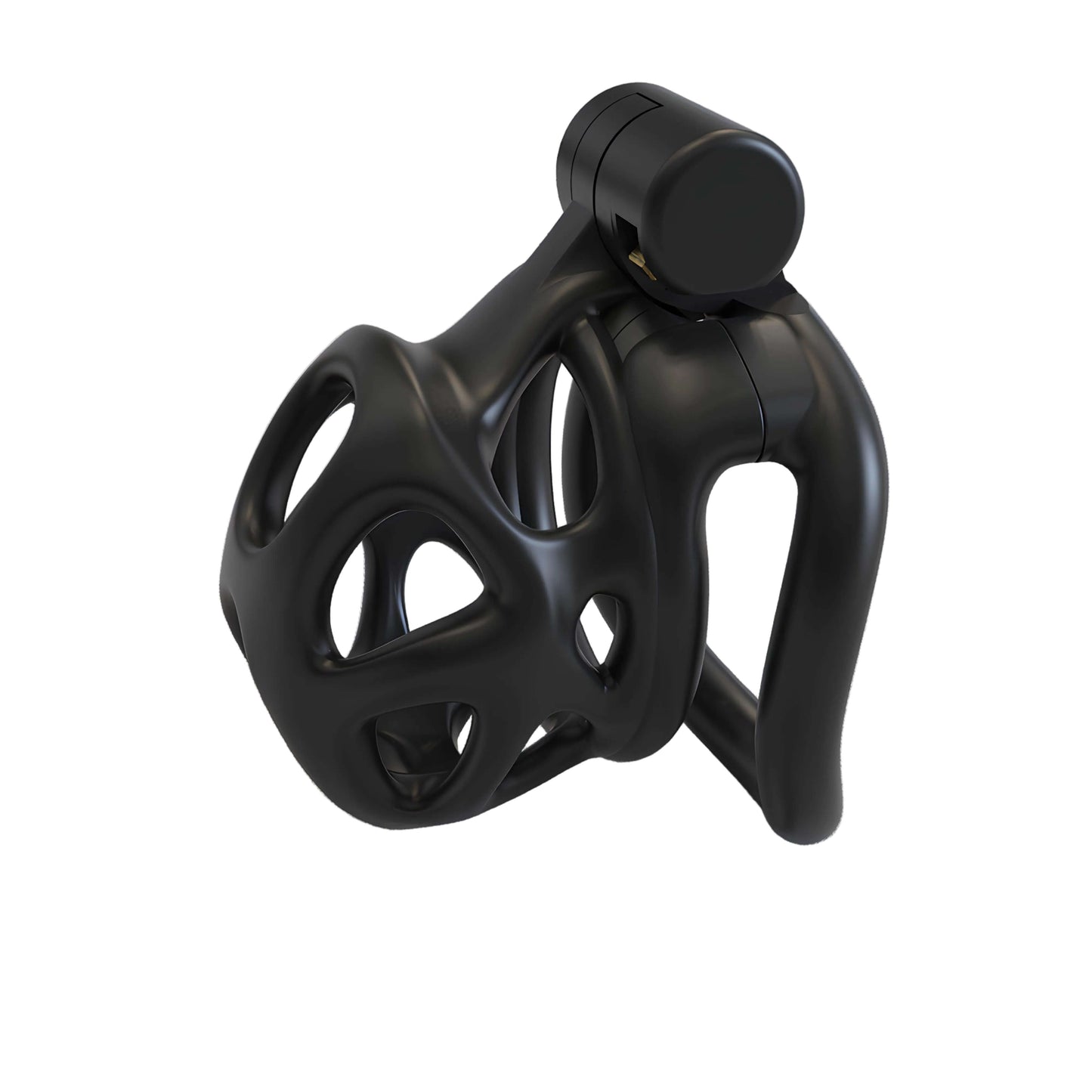 3D Printed Chastity Cage - ES6 - Black
