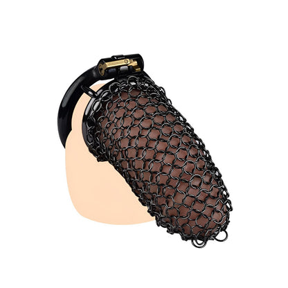 This flat chastity cage is designed for those who enjoy chastity cuck dynamics and femdom play, offering secure and discreet confinement."  "Dieses flache Chastity Cage ist für diejenigen entwickelt, die Chastity Cuck Dynamiken und Femdom Spiel genießen u