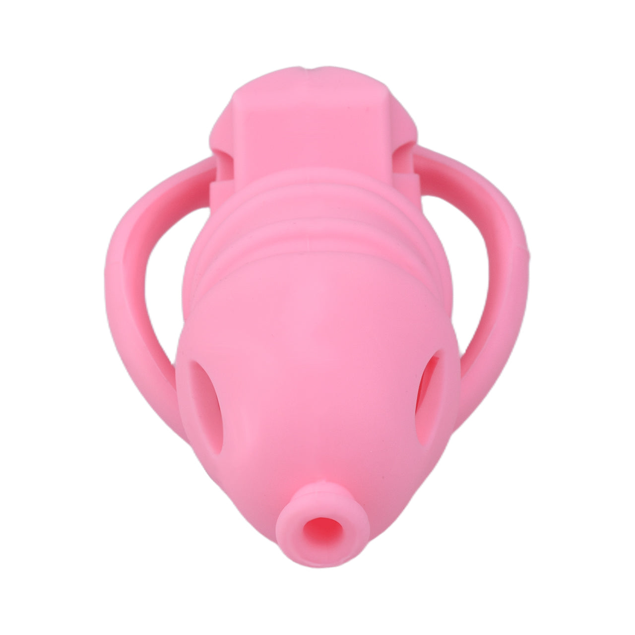 Pink Silicone Chastity Cage - Small