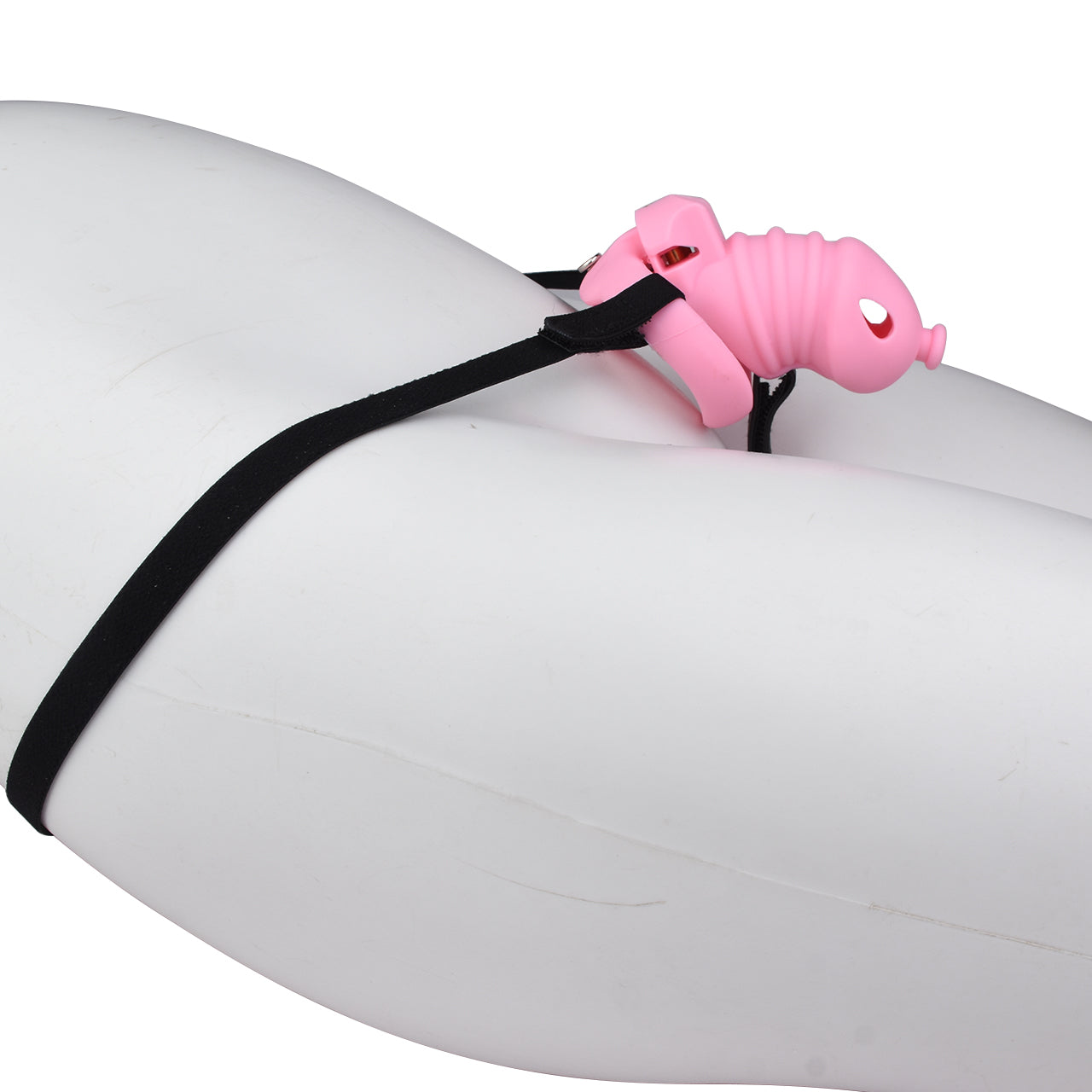 Pink Silicone Chastity Cage - Small