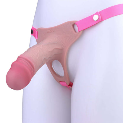 Pink Silicone Chastity Cage - Big Sized Slave