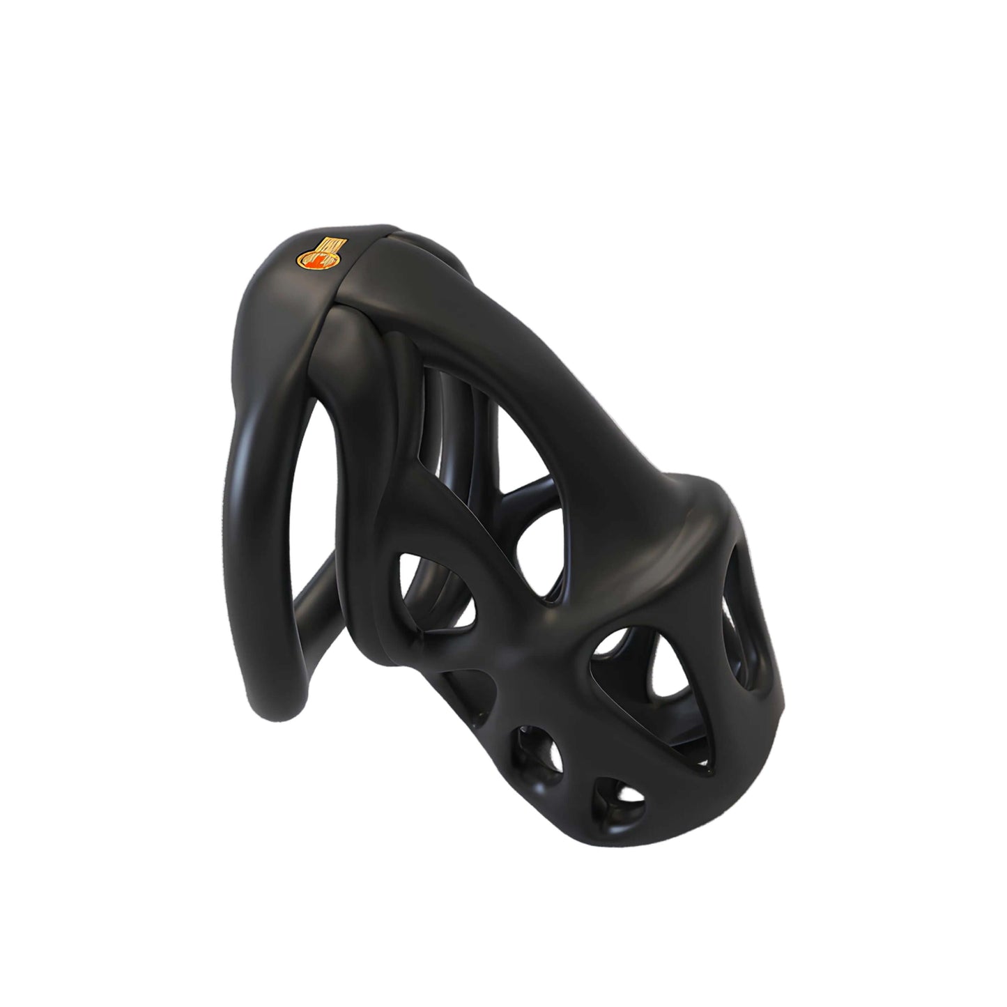 3D Printed Chastity Cage - Black - Hidden Lock