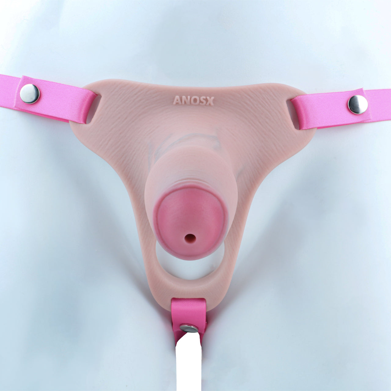 Pink Silicone Chastity Cage - Penis Profile - Cut