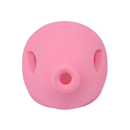 Pink Silicone Chastity Cage - M