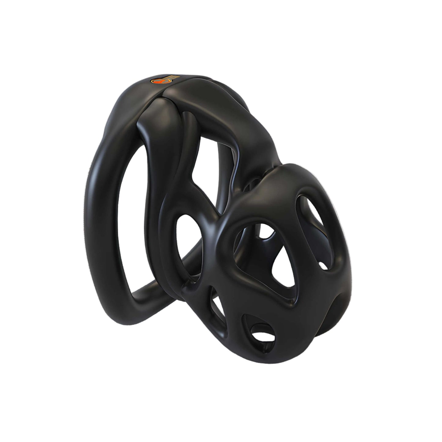 3D Printed Chastity Cage - Black - Hidden Lock