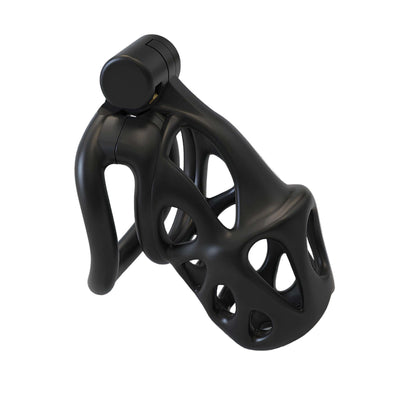 3D Printed Chastity Cage - ES6 - Black