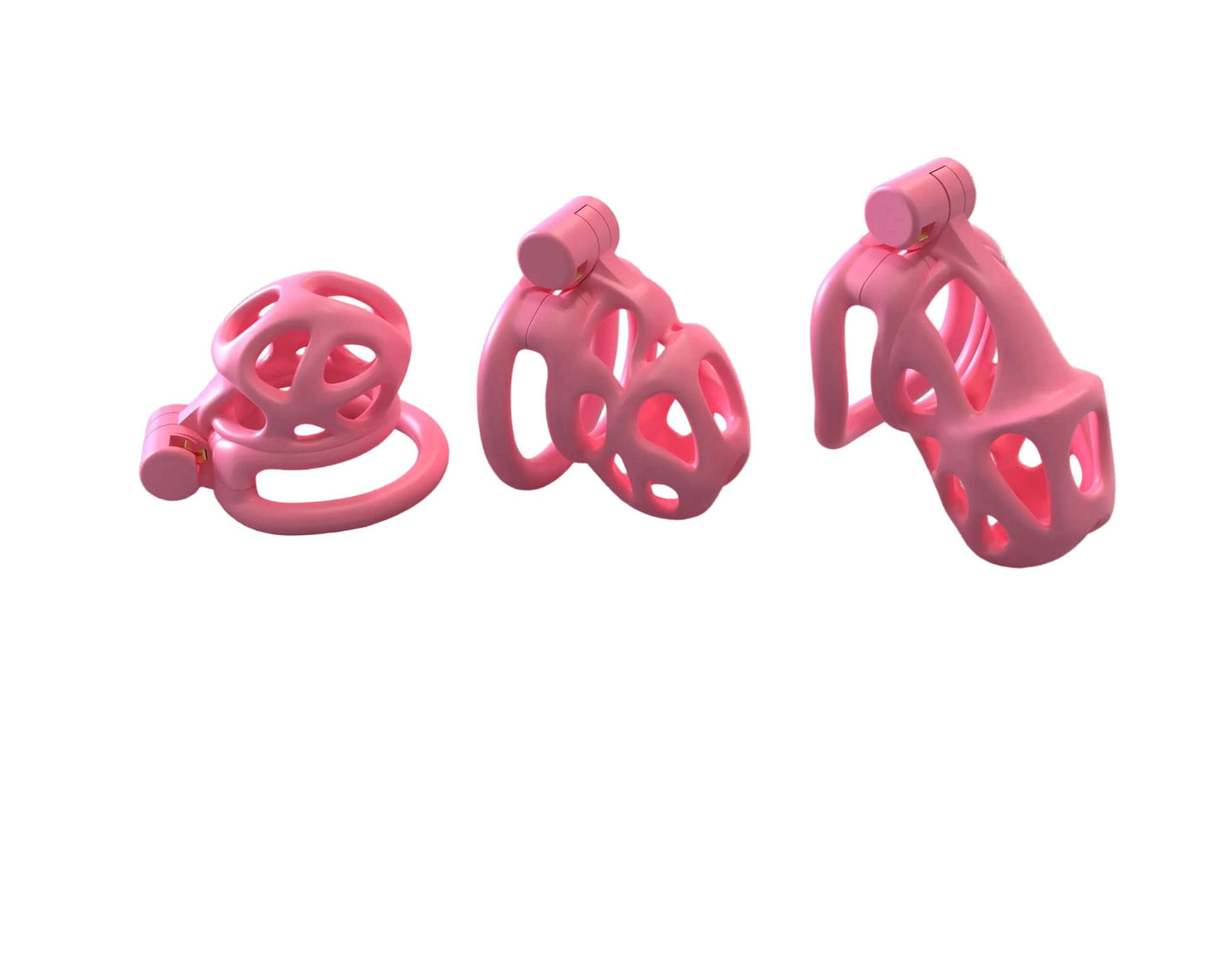3D Printed Chastity Cage - ES6 - Pink