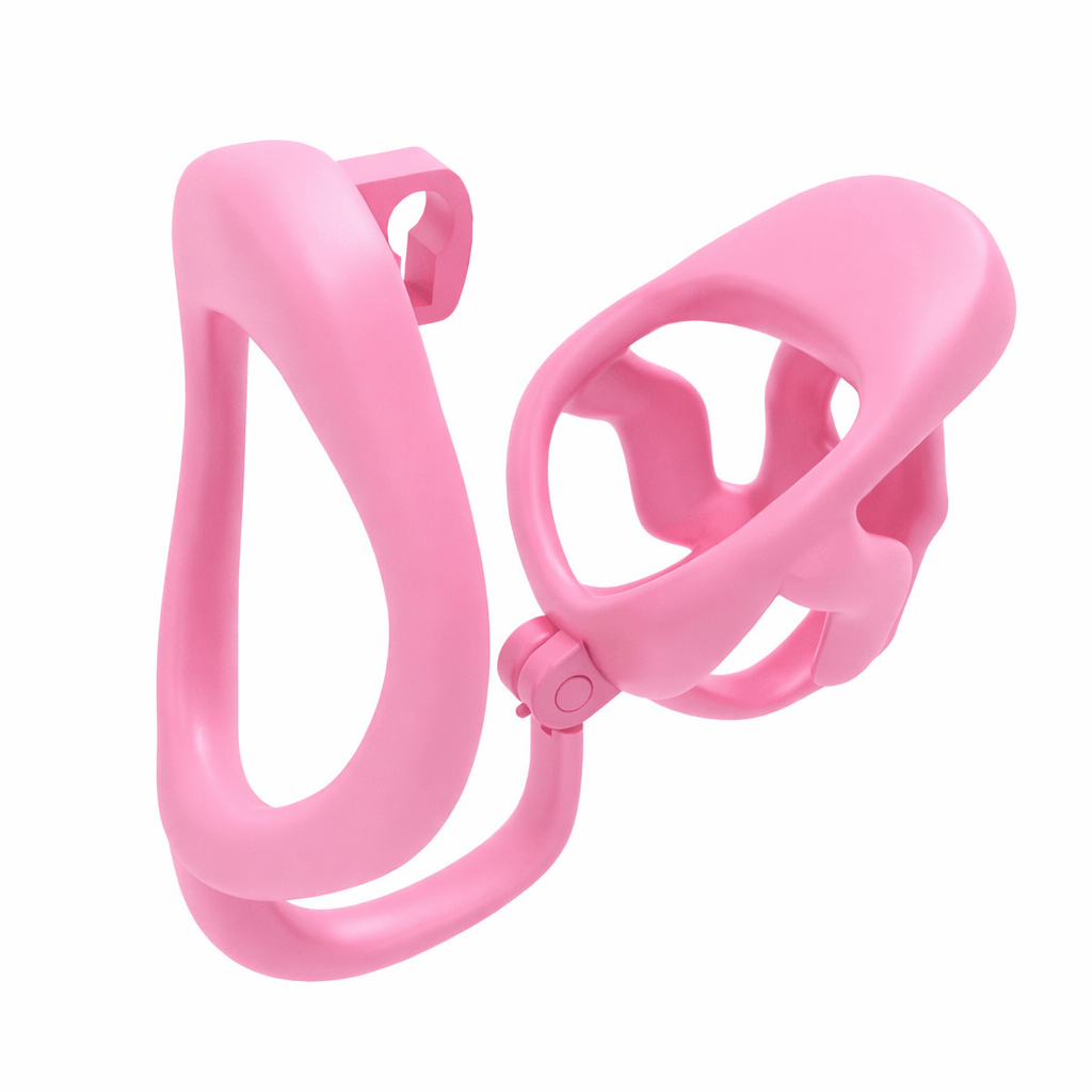 penis cage pink soft chastity cage wearable chastity cage daily wear chastity cage small penis cage