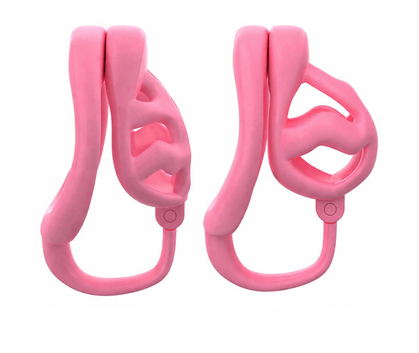 ergonomic chastity cage secure male chastity device male chastity device pink discreet chastity cage beginner chastity cage