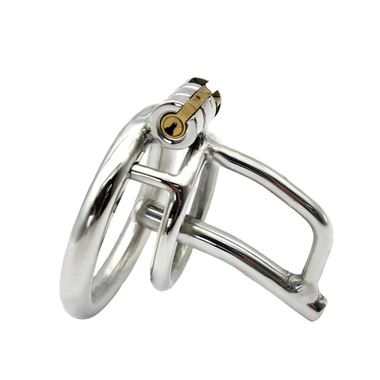 metal chastity cage, male chastity cage, stainless steel chastity cage, chastity cage for men