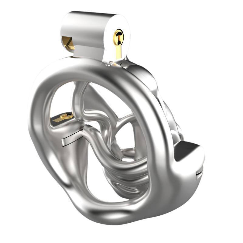 Metal Chastity Cage, Chastity Cage for Men, Metal Chastity Cage, Discreet, Long-Term Wear Chastity Cage, Comfortable Metal Chastity Cage, submissive play, dom sub play, BDSM Cock Cage, Gay Sex Toys, Male Submission Toys, Gay Chastity Locks, BDSM