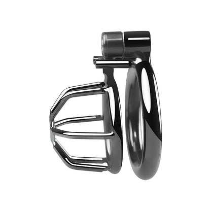 "Discover the ultimate 1 Inch Small Metal Chastity Cage, designed for secure, long-term wear. Perfect for submission, BDSM training, and male chastity play."