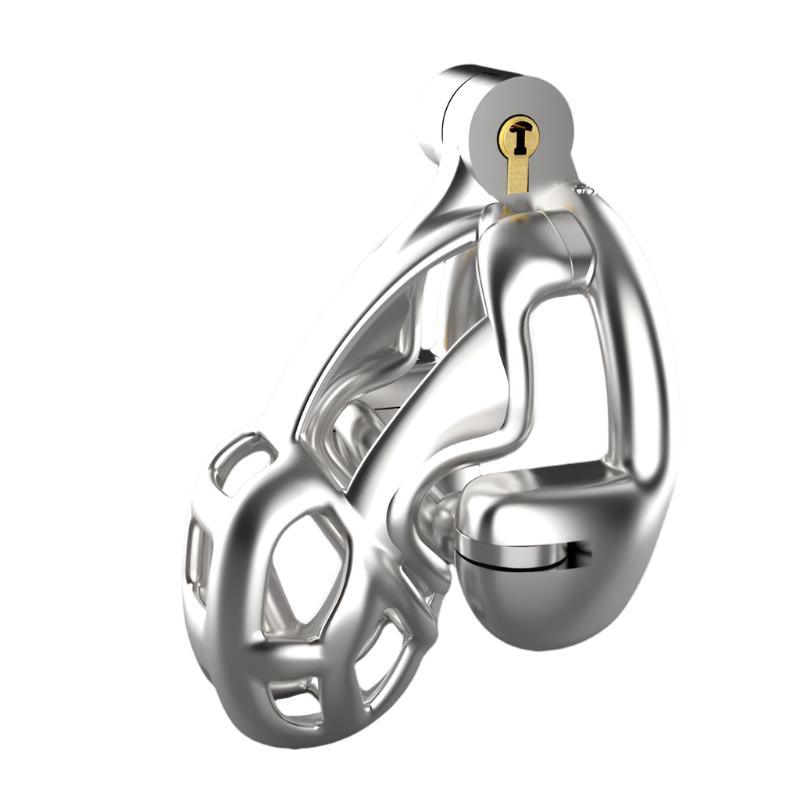 Metal Chastity Cage, Chastity Cage for Men, Metal Chastity Cage, Discreet, Long-Term Wear Chastity Cage, Comfortable Metal Chastity Cage, submissive play, dom sub play, BDSM Cock Cage, Gay Sex Toys, Male Submission Toys, Gay Chastity Locks, BDSM