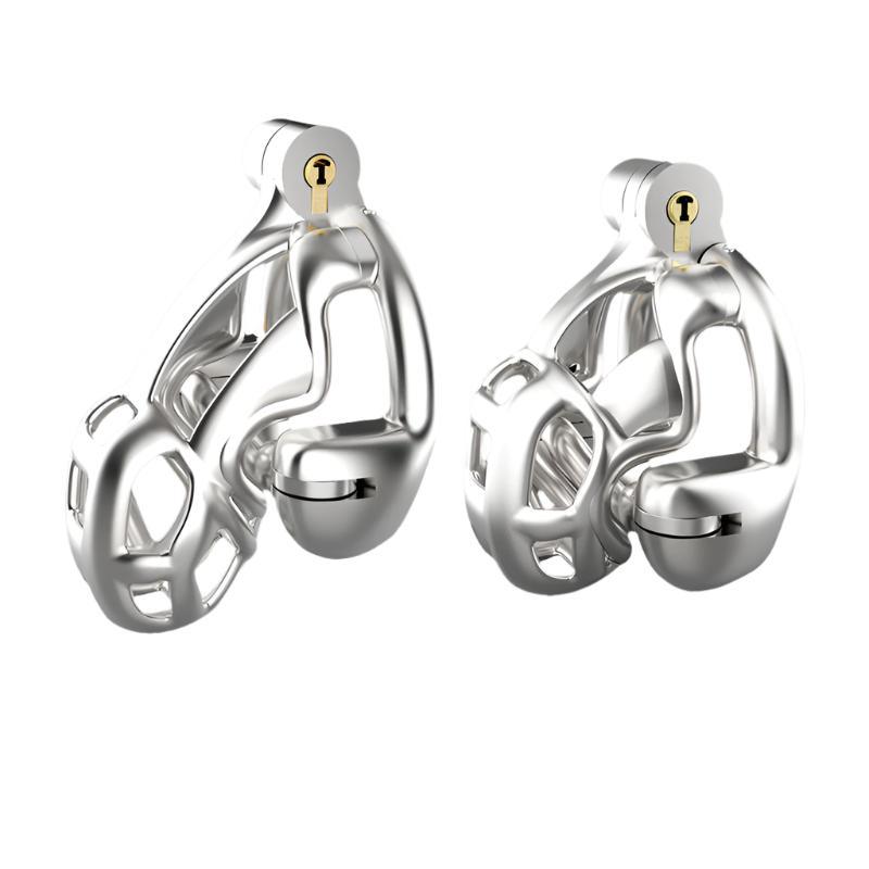 Metal Chastity Cage, Chastity Cage for Men, Metal Chastity Cage, Discreet, Long-Term Wear Chastity Cage, Comfortable Metal Chastity Cage, submissive play, dom sub play, BDSM Cock Cage, Gay Sex Toys, Male Submission Toys, Gay Chastity Locks, BDSM