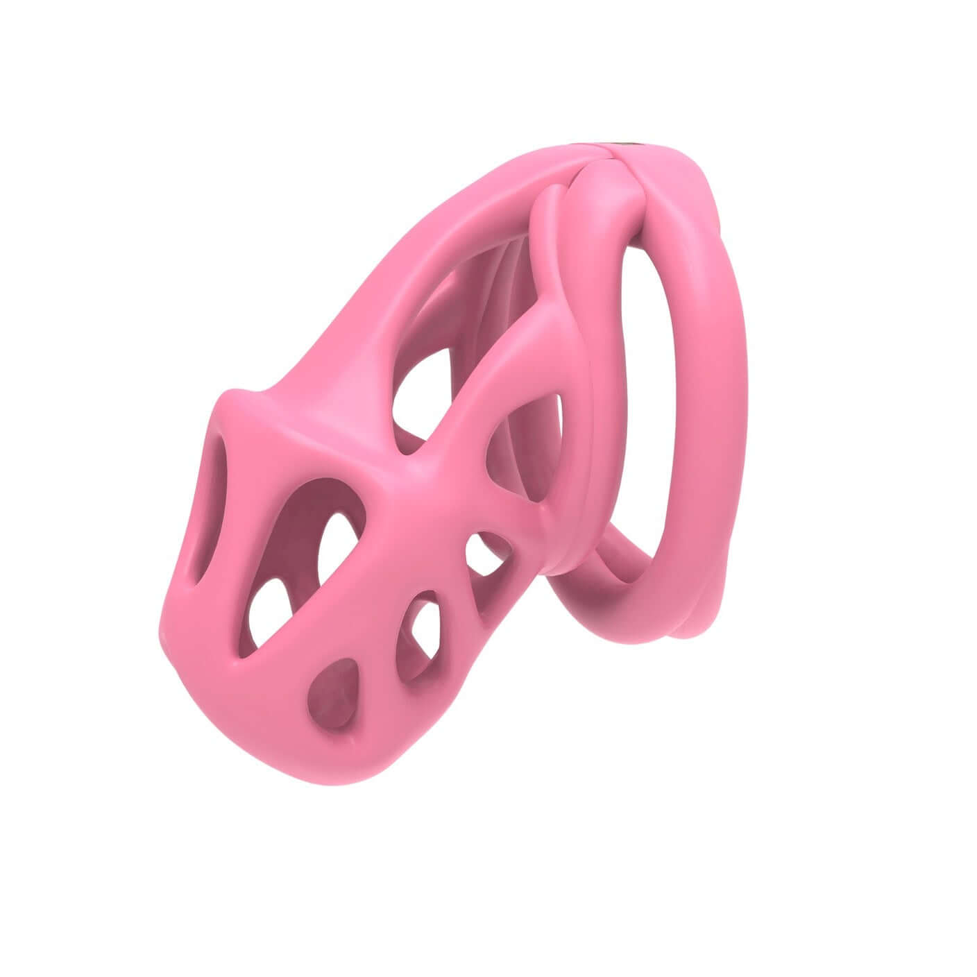 3D Printed Chastity Cage - Pink - Hidden Lock