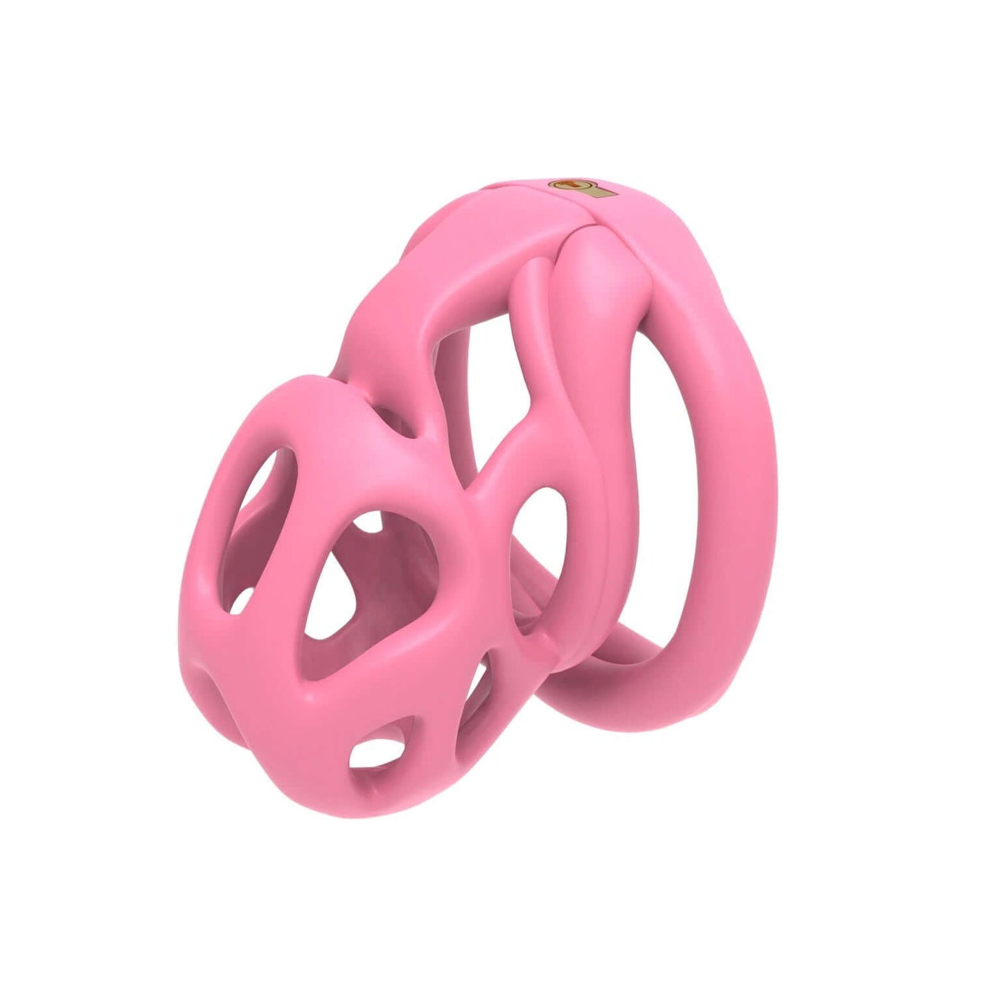3D Printed Chastity Cage - Pink - Hidden Lock