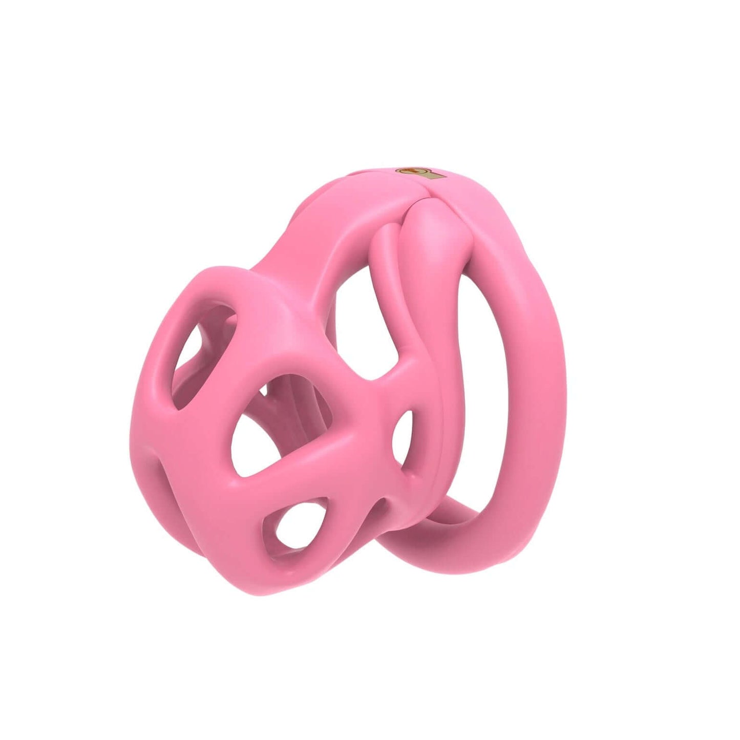 3D Printed Chastity Cage - Pink - Hidden Lock