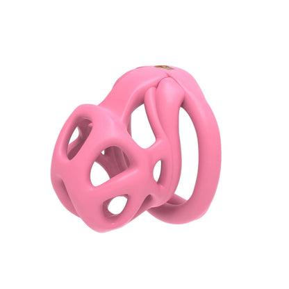 3D Printed Chastity Cage - Pink - Hidden Lock