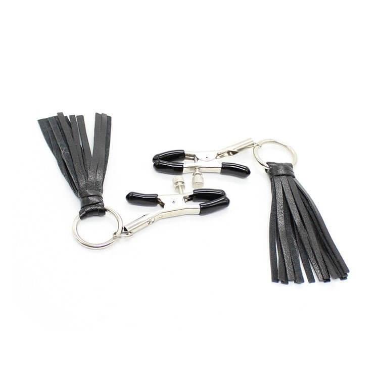 nipple clamps, adjustable nipple clamps, BDSM clamps, nipple play, kink accessories, rubber-coated clamps, erotic pinching, nipple chain, customizable pressure, nipple and clitoral stimulation, fetish gear, body-safe materials, sensual nipple clamps, beginner-friendly clamps, advanced BDSM toys, kinky nipple play, pleasure and pain, discreet packaging, intimate accessories, nipple teasing tools, BDSM essentials.