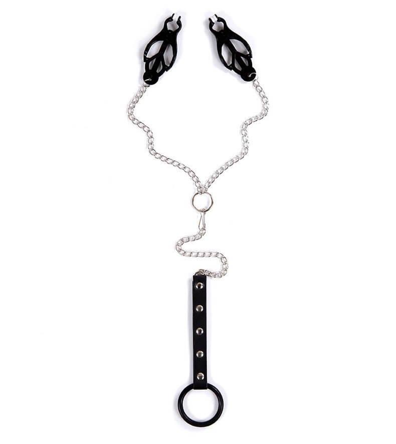 nipple clamps, adjustable nipple clamps, BDSM clamps, nipple play, kink accessories, rubber-coated clamps, erotic pinching, nipple chain, customizable pressure, nipple and clitoral stimulation, fetish gear, body-safe materials, sensual nipple clamps, beginner-friendly clamps, advanced BDSM toys, kinky nipple play, pleasure and pain, discreet packaging, intimate accessories, nipple teasing tools, BDSM essentials.