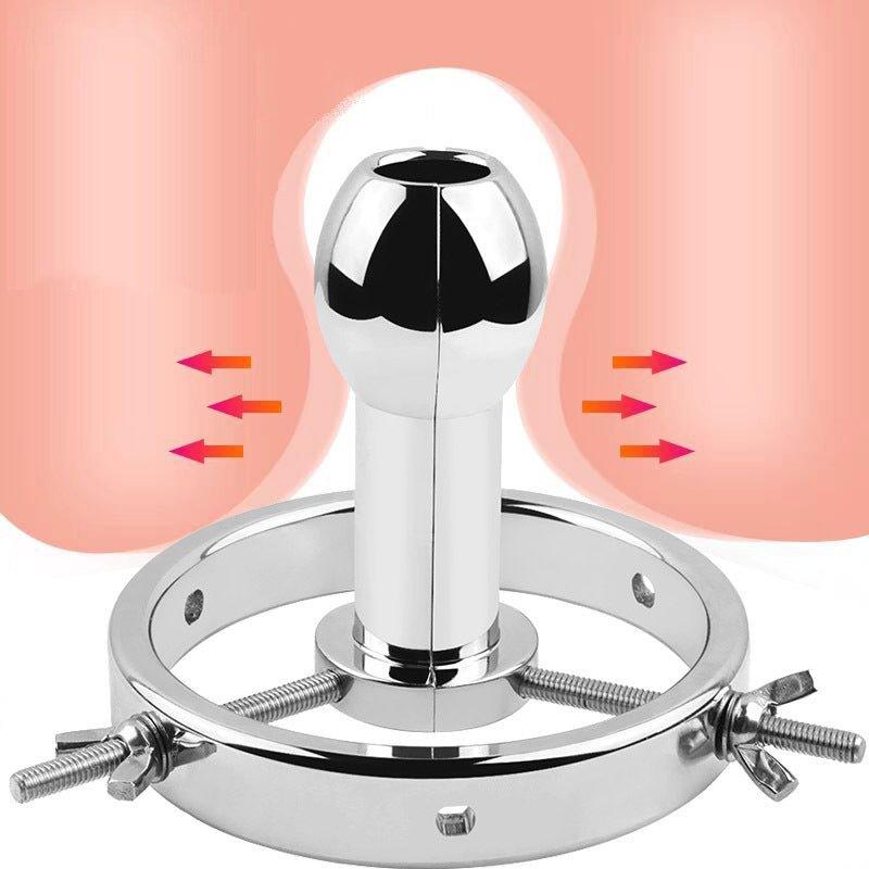 Adjustable Stainless Steel Anal Spreader: Versatile, View-Enhancing Toy for Ultimate Pleasure