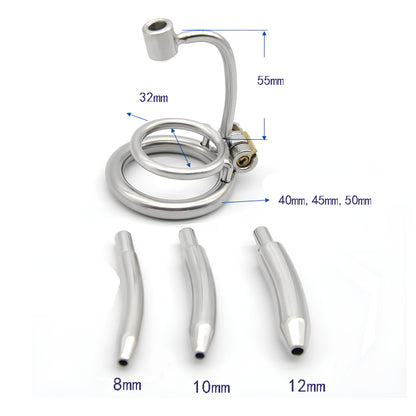 Jaula de castidad uretral de metal