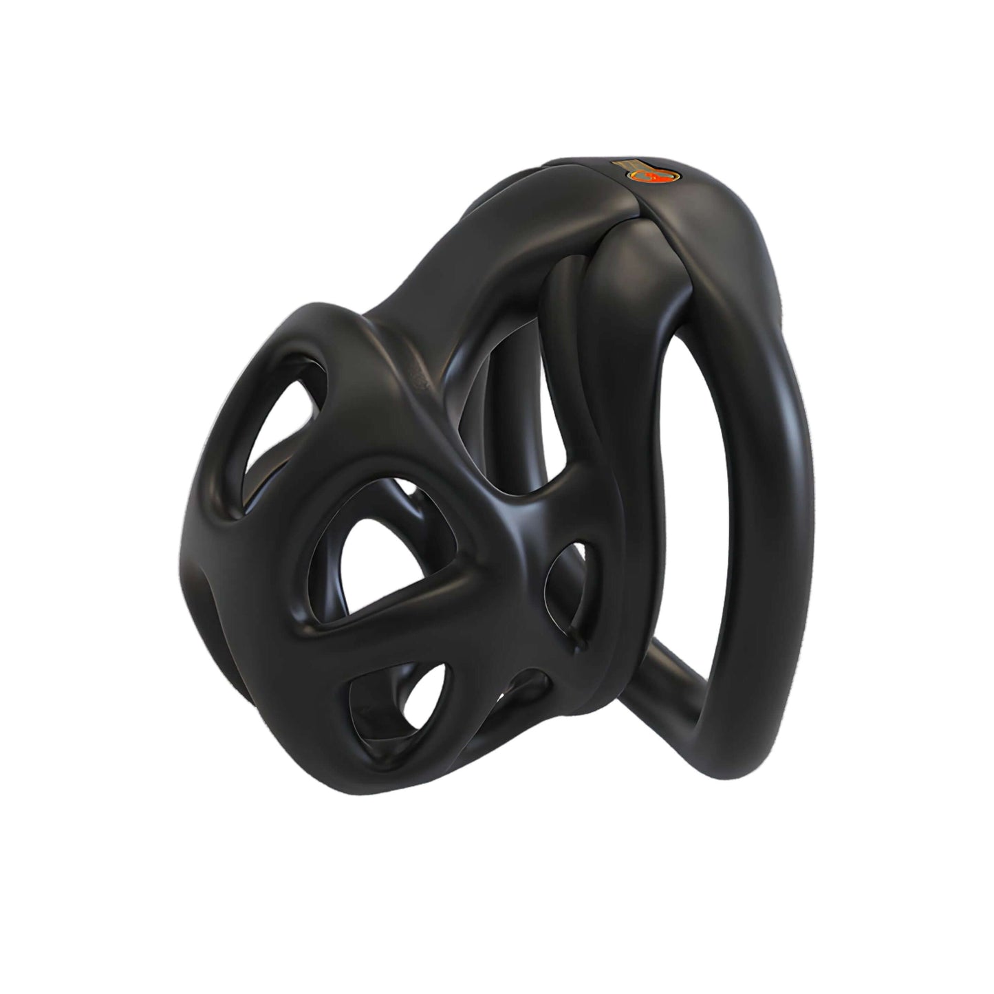 3D Printed Chastity Cage - Black - Hidden Lock