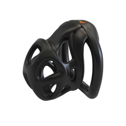 3D Printed Chastity Cage - Black - Hidden Lock