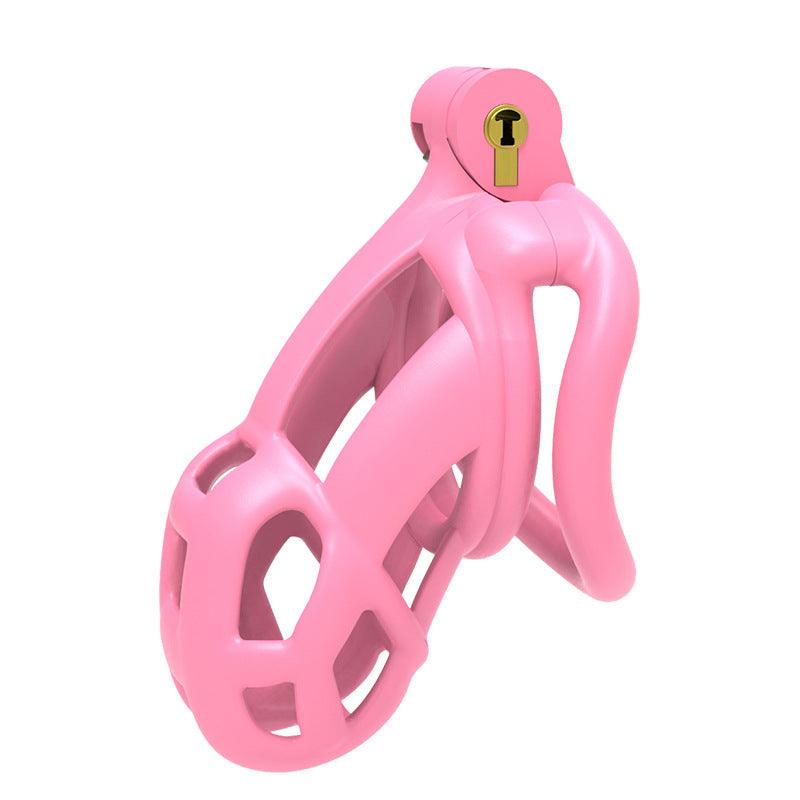 Pink Chastity Cage Classic Cobra Gen 2 in Premium Nylon Resin for BDSM Comfort and Custom Fit