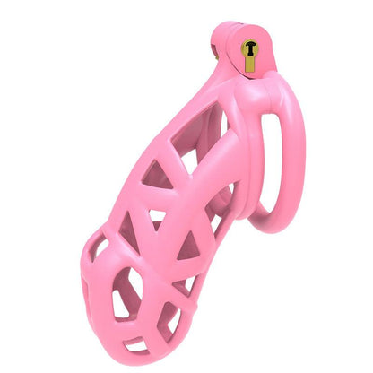 Pink Classic Cobra Gen 2 Chastity Cage for BDSM, made from premium nylon resin, with customizable fit and smooth finish.