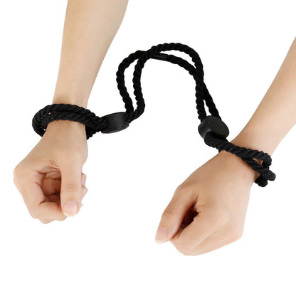 Couples Training, Bondage Hand Ropes, Shibari Restraint Cotton Ropes, Handcuffs