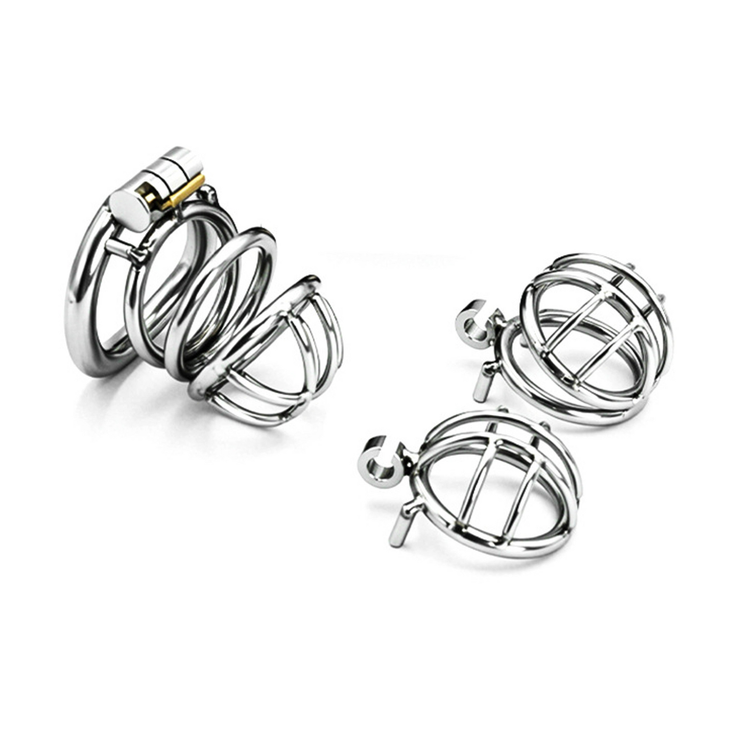 1 Inch Small Metal Cage - Silver