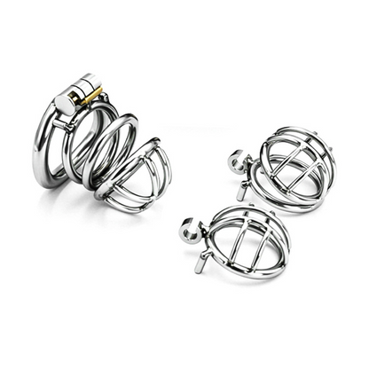 1 Inch Small Metal Cage - Silver