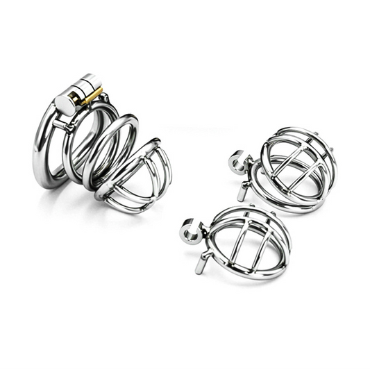 1 Inch Small Metal Cage - Silver