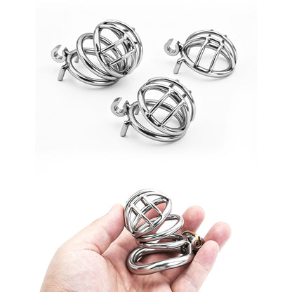 1 Inch Small Metal Cage - Silver