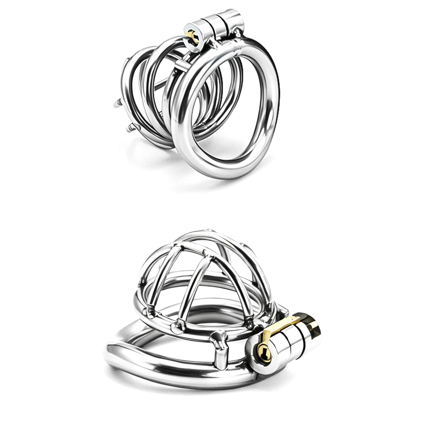 1 Inch Small Metal Cage - Silver